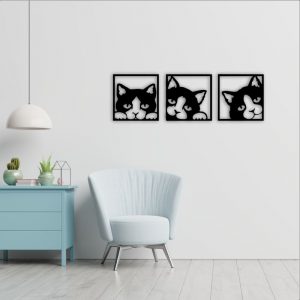 Off the wall - 3 Cats